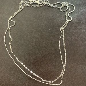 Double Lair Chain Silver Plated Top Quality